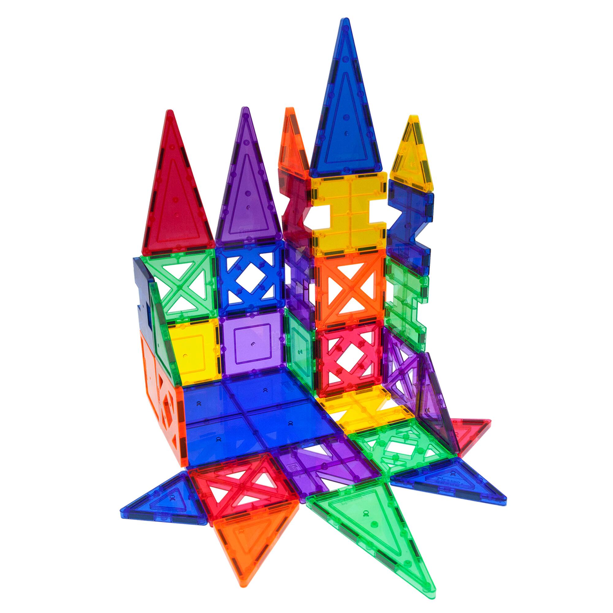 PicassoTiles® 33 Piece Magnetic Tiles